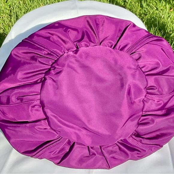 Juicy Couture Vintage Purple Nylon Tote Bag Gold Accents Multiple Compartments! - Picture 7 of 14